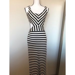 Women’s Striped Maxi Dress
